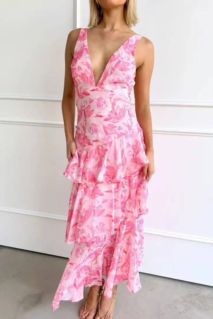 Women's Elegant Summer Maxi Dress Warm-Weather Style