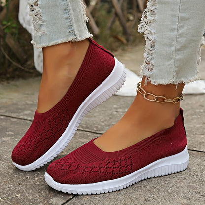 Lightweight Slip-On Walking Sneakers for Women