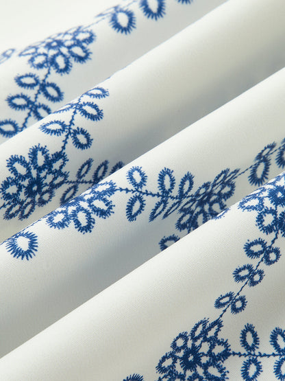 Printed Sleeveless Tie Back Skirt Set for Women