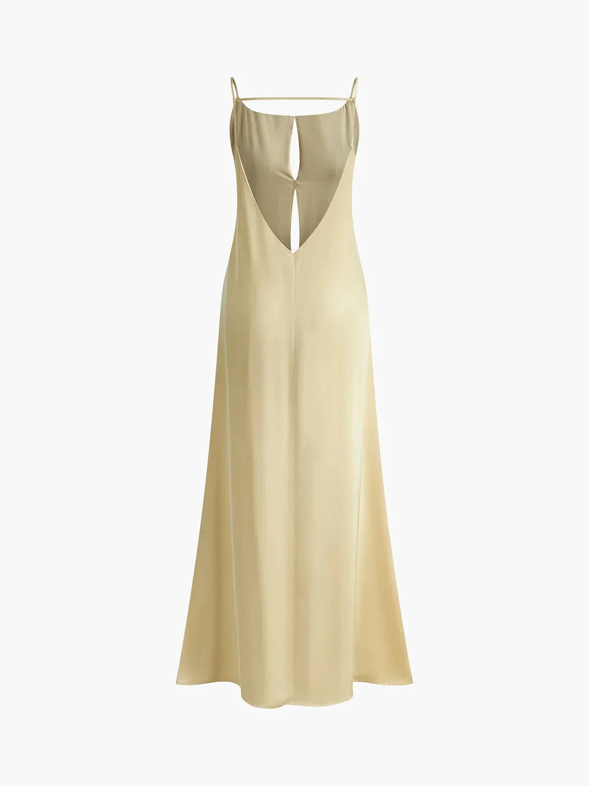 Open Back Slip Maxi Dress for Women