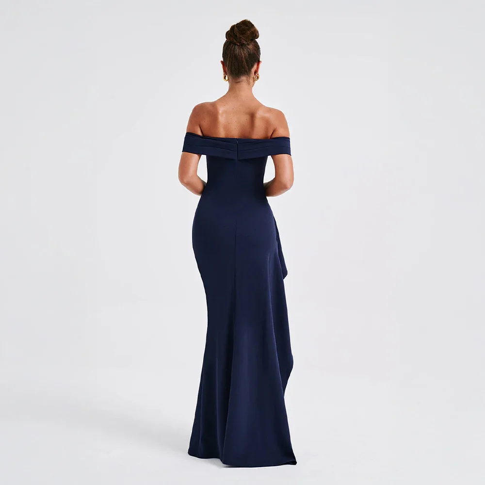 Women’s Off Shoulder Maxi Evening Dress