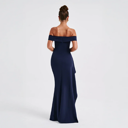 Women’s Off Shoulder Maxi Evening Dress