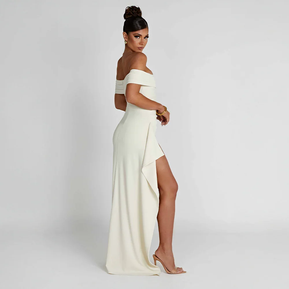 Women’s Off Shoulder Maxi Evening Dress