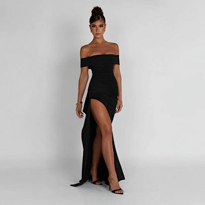Women’s Off Shoulder Maxi Evening Dress