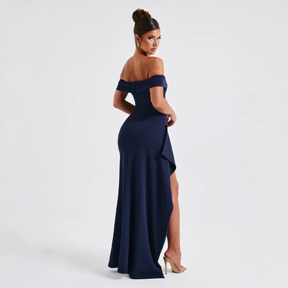 Women’s Off Shoulder Maxi Evening Dress