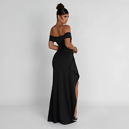 Women’s Off Shoulder Maxi Evening Dress