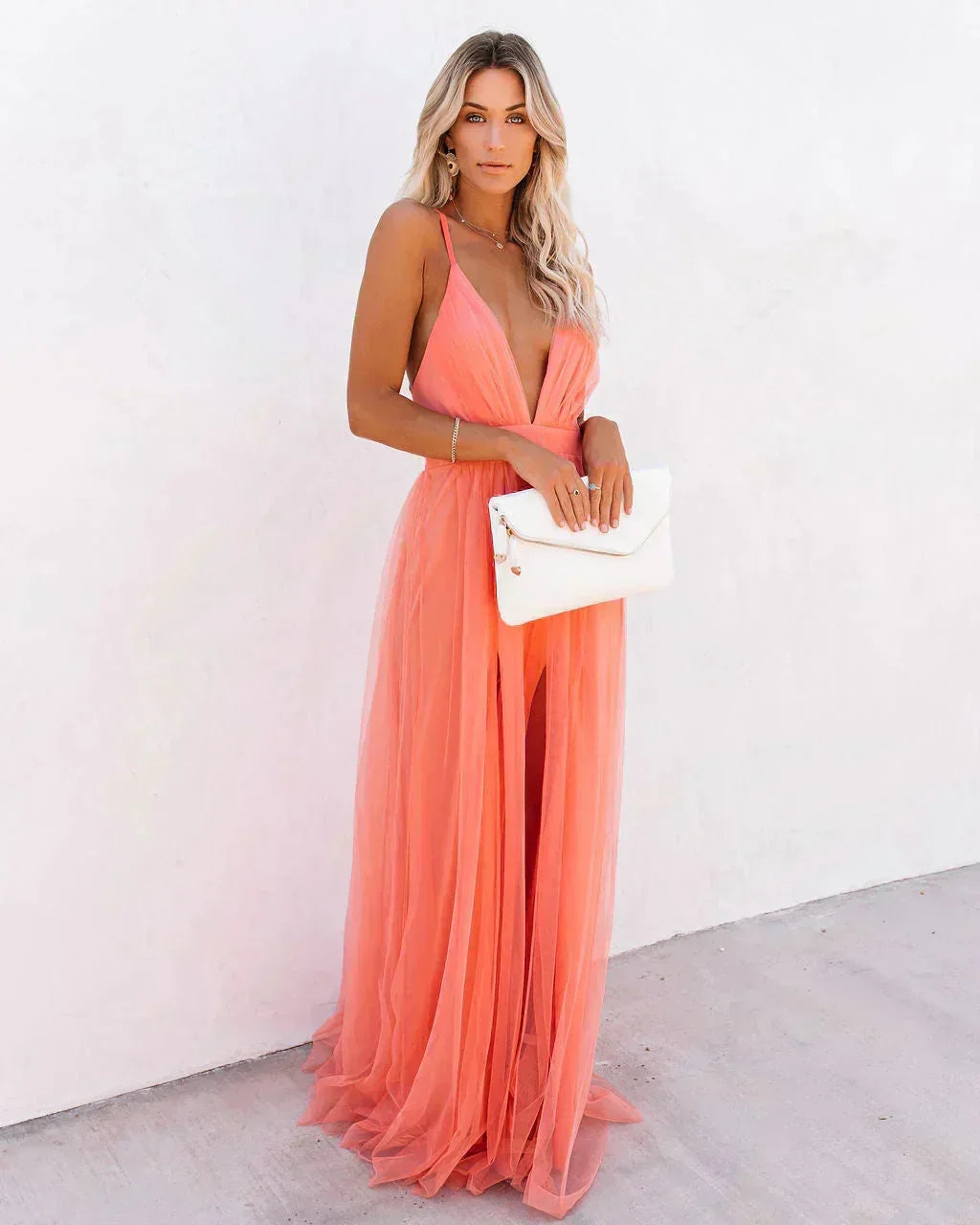 Elegant Backless Maxi Dress for Women