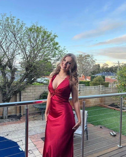 Women’s Sleeveless Elegant Backless Maxi Dress