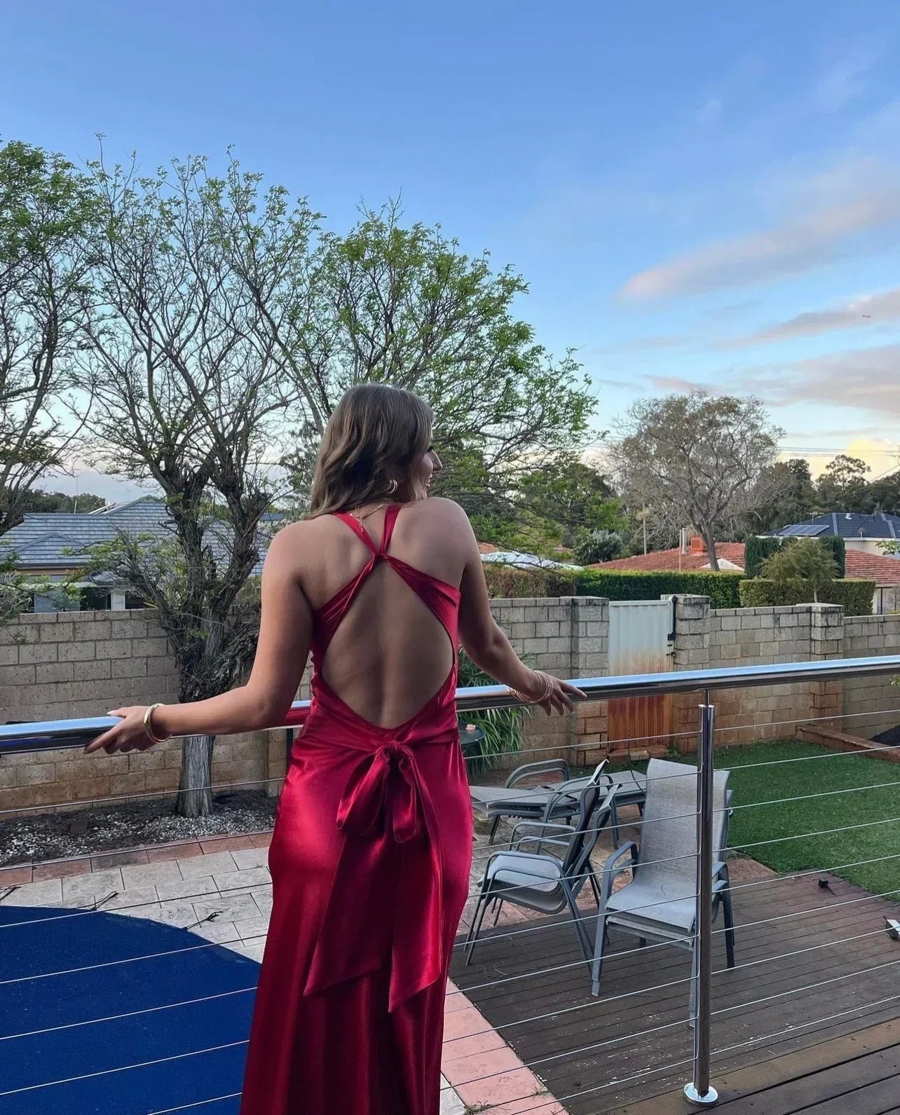 Women’s Sleeveless Elegant Backless Maxi Dress