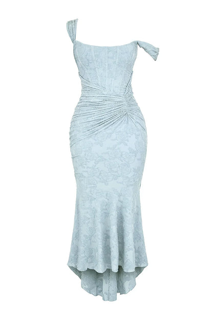 Ruched Mermaid Midi Dress for Women