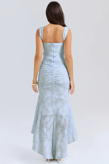 Ruched Mermaid Midi Dress for Women