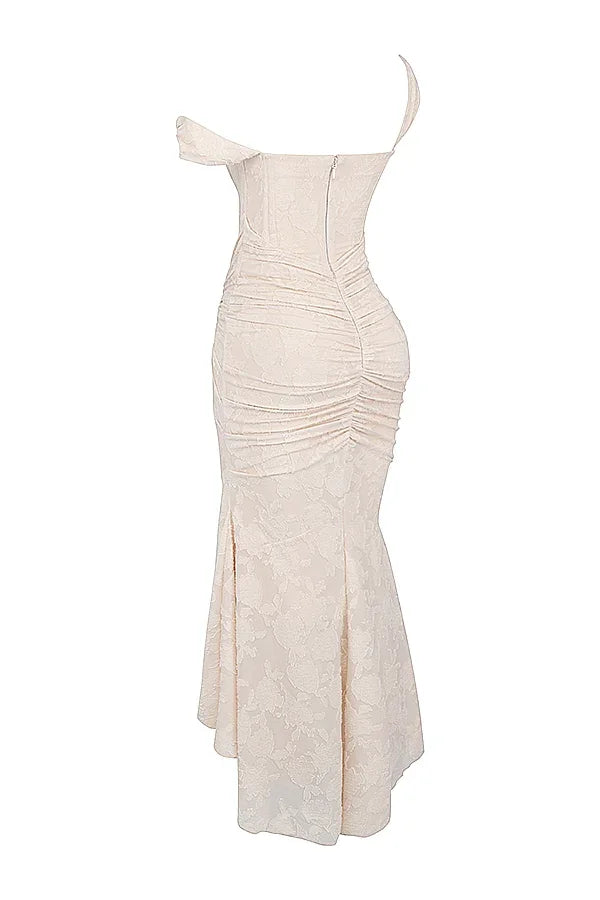 Ruched Mermaid Midi Dress for Women
