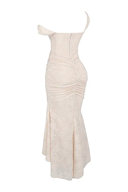 Ruched Mermaid Midi Dress for Women