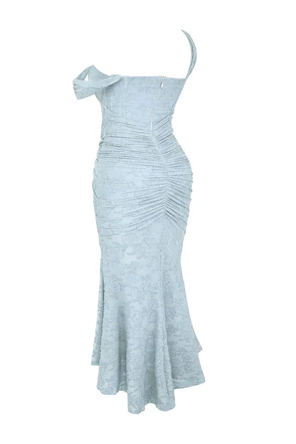 Ruched Mermaid Midi Dress for Women