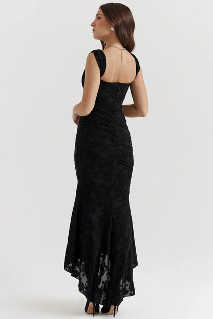 Ruched Mermaid Midi Dress for Women