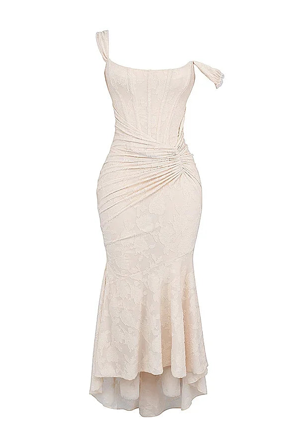 Ruched Mermaid Midi Dress for Women