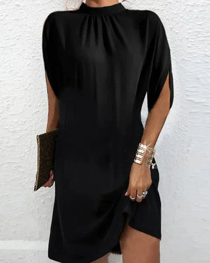 Batwing Sleeve Mini Dress for Women Evening Wear