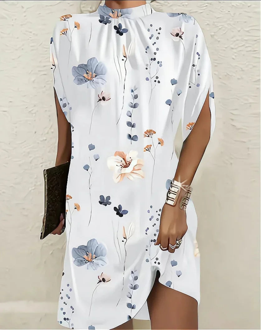 Batwing Sleeve Mini Dress for Women Evening Wear