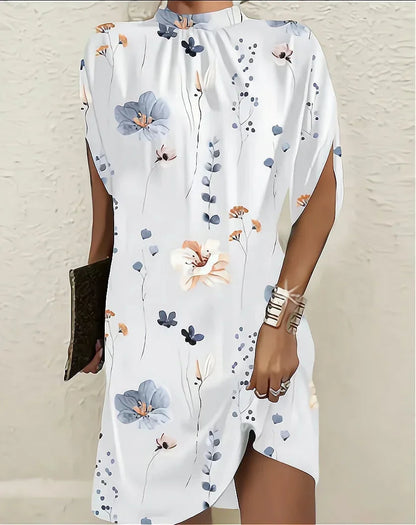 Batwing Sleeve Mini Dress for Women Evening Wear