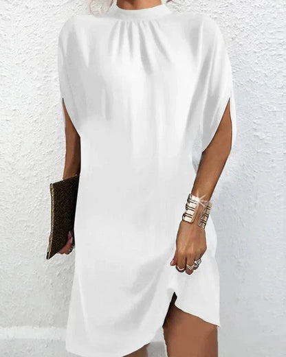 Batwing Sleeve Mini Dress for Women Evening Wear
