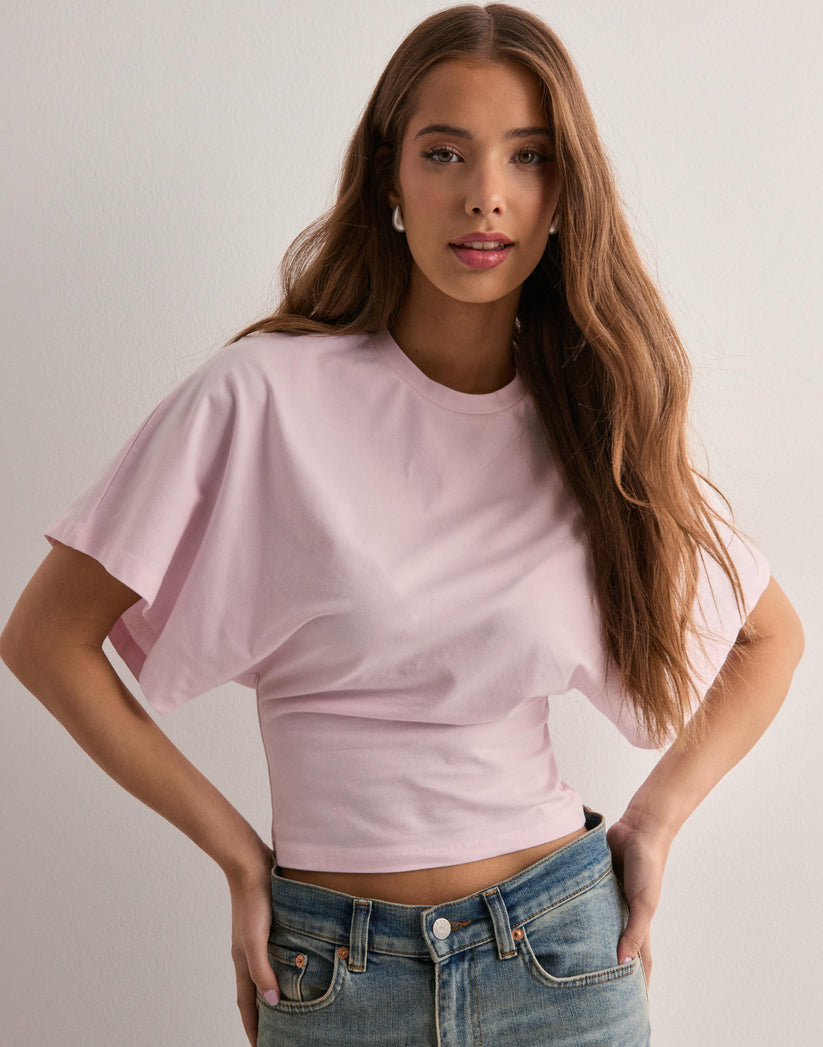 Amaya Wide Sleeve T-Shirt for Women | Casual Everyday Top
