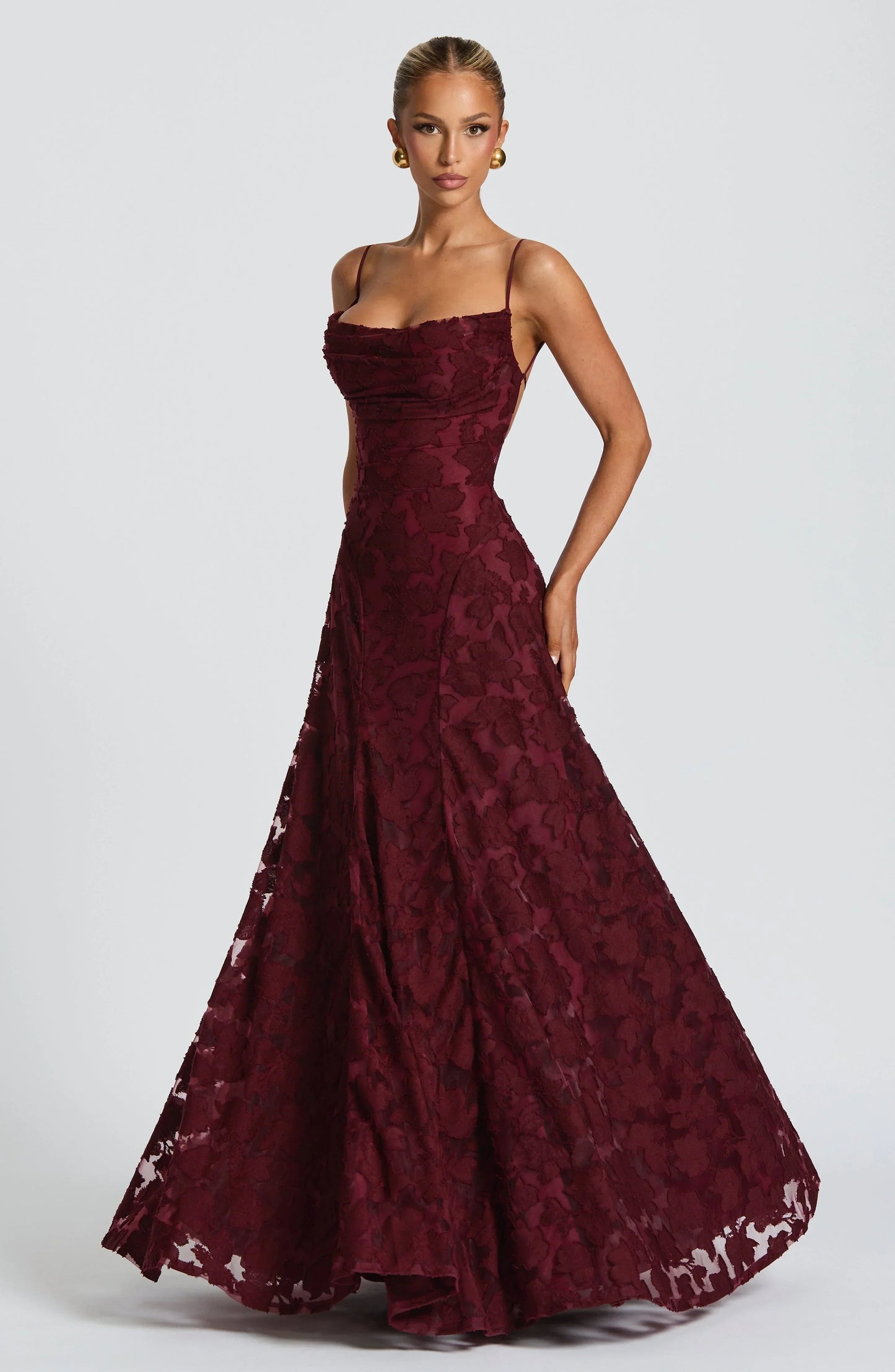 Women's Spaghetti Strap Maxi Dress Evening Formal