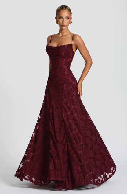 Women's Spaghetti Strap Maxi Dress Evening Formal
