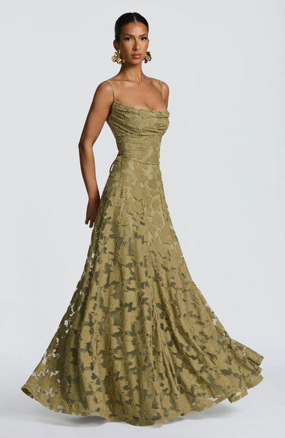 Women's Spaghetti Strap Maxi Dress Evening Formal