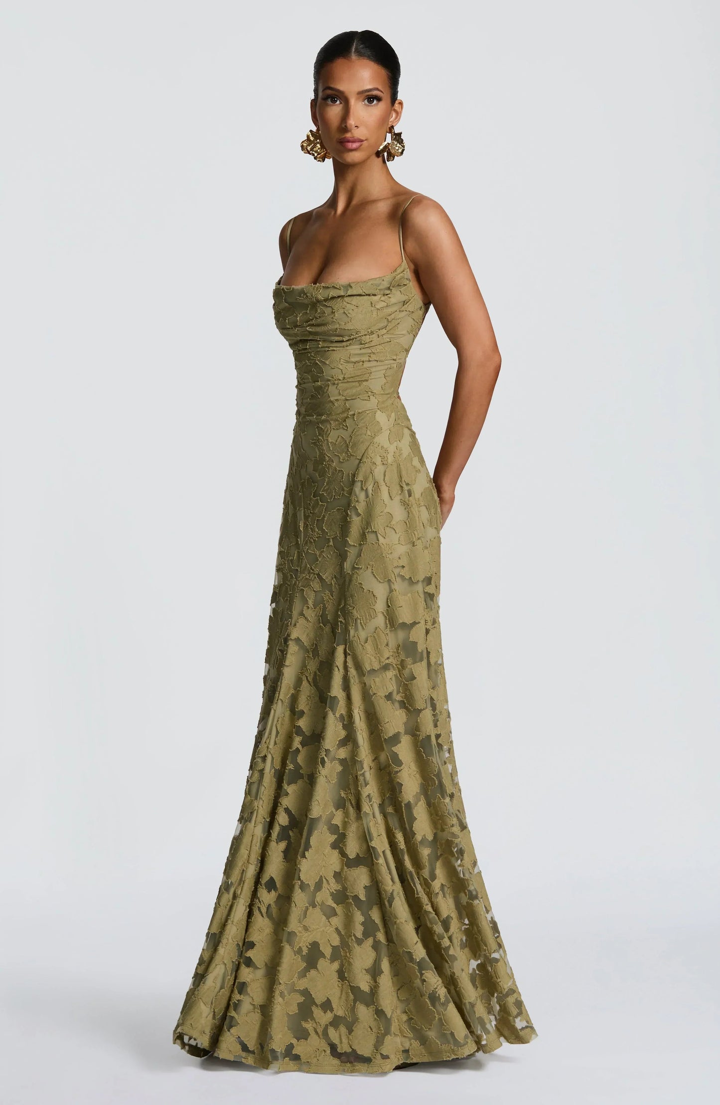 Women's Spaghetti Strap Maxi Dress Evening Formal