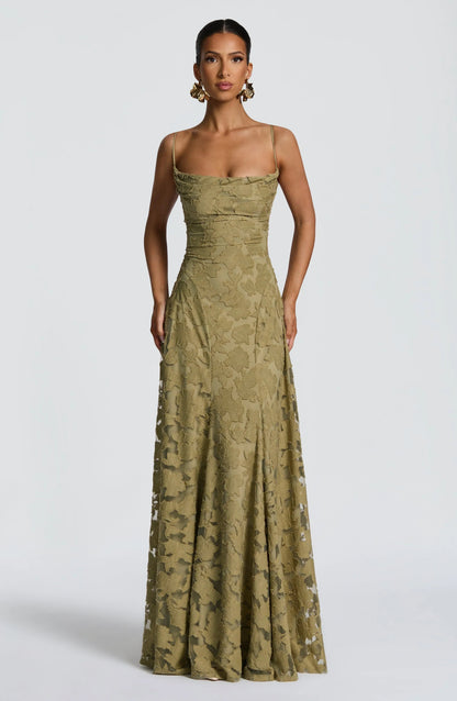 Women's Spaghetti Strap Maxi Dress Evening Formal